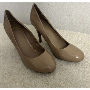 Massino Women's 8.5 Biege Slip on Silletto 4" Heels shoes